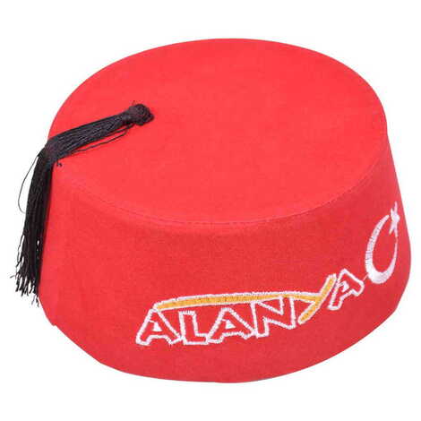 Alanya Themed Embroidered Fez - 3