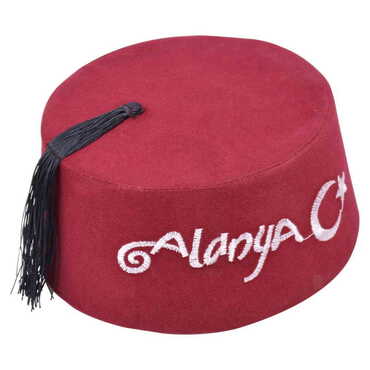 Alanya Themed Embroidered Fez - 4