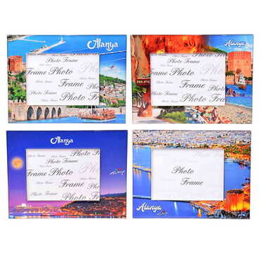 Alanya Themed Epoxy Photo Frame Travel Souvenir 13x18 Cm - 5