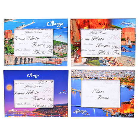 Alanya Themed Epoxy Photo Frame Travel Souvenir 13x18 Cm - 5