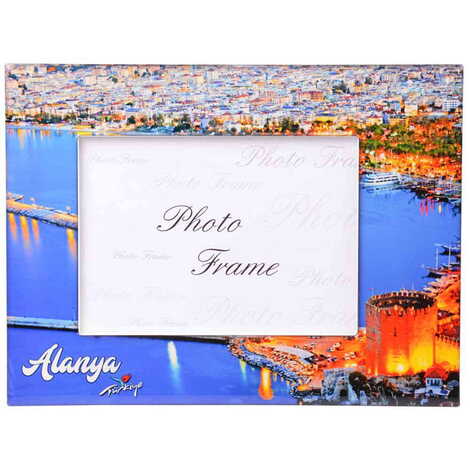 Alanya Themed Epoxy Photo Frame Travel Souvenir 13x18 Cm - 7