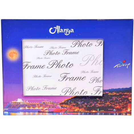 Alanya Themed Epoxy Photo Frame Travel Souvenir 13x18 Cm - 8