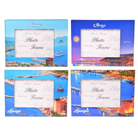 Alanya Themed Epoxy Photo Frame Travel Souvenir 15x20 Cm - 3