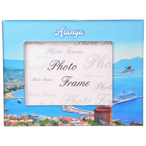 Alanya Themed Epoxy Photo Frame Travel Souvenir 15x20 Cm - 4