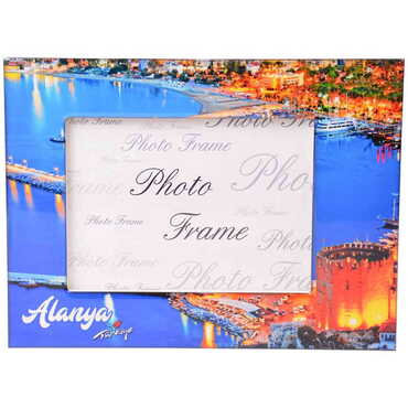 Alanya Themed Epoxy Photo Frame Travel Souvenir 15x20 Cm - 5