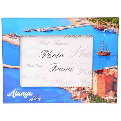 Alanya Themed Epoxy Photo Frame Travel Souvenir 15x20 Cm - 6