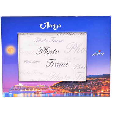 Alanya Themed Epoxy Photo Frame Travel Souvenir 15x20 Cm - 7