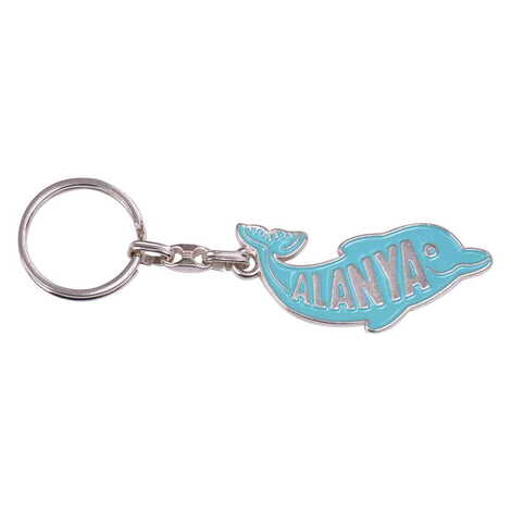 Alanya Themed Metal Customised Enamel Keychain - 3