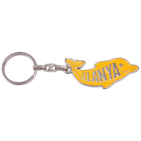 Alanya Themed Metal Customised Enamel Keychain - 4