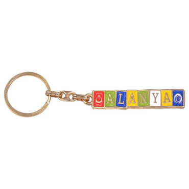 Alanya Themed Metal Customised Enamel Keychain - 8