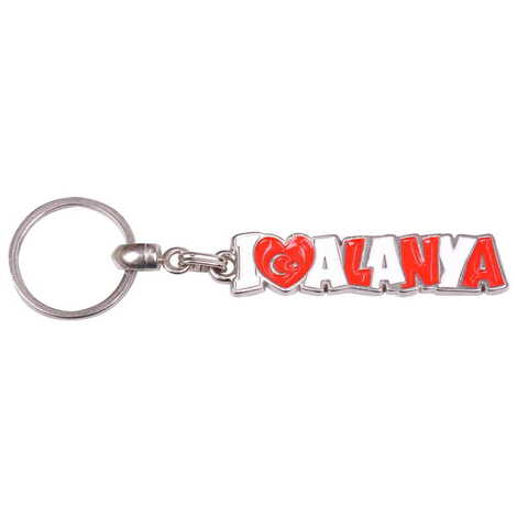 Alanya Themed Metal Customised Enamel Keychain - 9