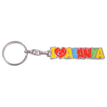 Alanya Themed Metal Customised Enamel Keychain - 10