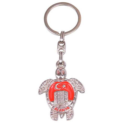 Alanya Themed Metal Customised Enamel Keychain - 16