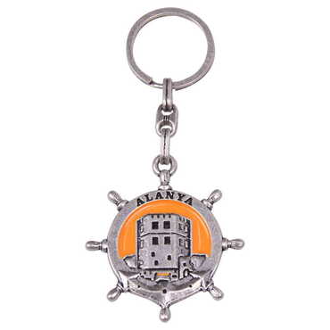 Alanya Themed Metal Customised Enamel Keychain - 20