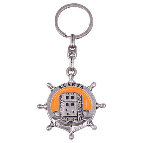 Alanya Themed Metal Customised Enamel Keychain - 20