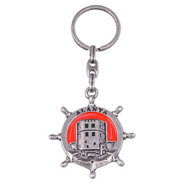 Alanya Themed Metal Customised Enamel Keychain - 22