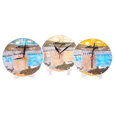 Alanya Themed Polyester Desktop Clock - 2