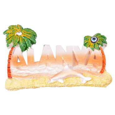 Alanya Themed Polyester Fridge Magnet - 11