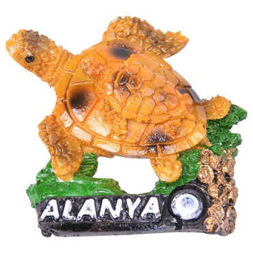 Alanya Themed Polyester Fridge Magnet - 21