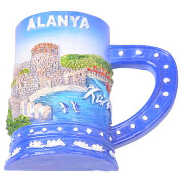 Alanya Themed Polyester Fridge Magnet - 24