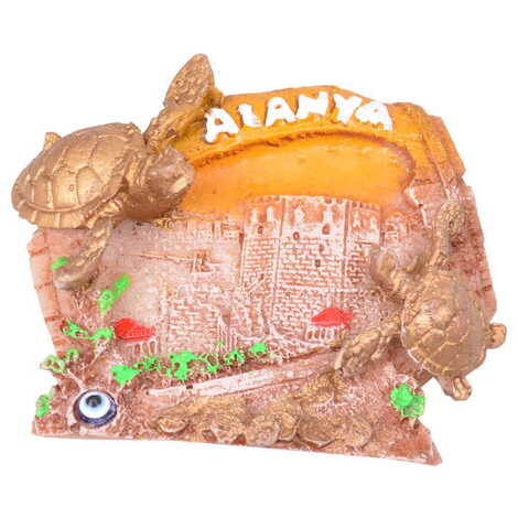 Alanya Themed Polyester Fridge Magnet - 33