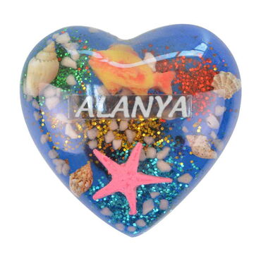 Alanya Themed Transparent Polyester Photo Fridge Magnet - 6