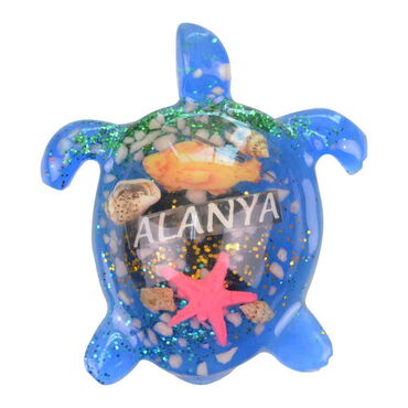 Alanya Themed Transparent Polyester Photo Fridge Magnet - 20