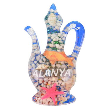 Alanya Themed Transparent Polyester Photo Fridge Magnet - 23