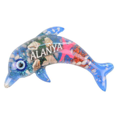 Alanya Themed Transparent Polyester Photo Fridge Magnet - 25