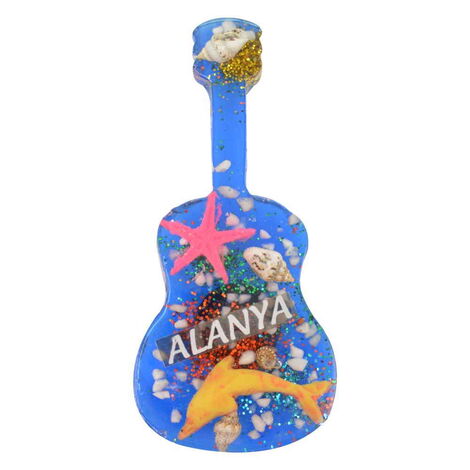 Alanya Themed Transparent Polyester Photo Fridge Magnet - 34