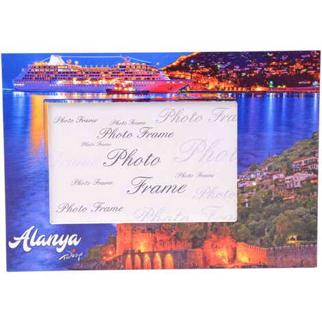 Alanya Themed UV Printed Photo Frame 10X15 Cm - 4