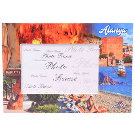 Alanya Themed UV Printed Photo Frame 10X15 Cm - 5