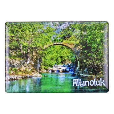 Toptan Altınoluk Temalı Myros Dikdörtgen Magnet 80x55 cm - 6