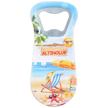 Altinoluk Themed Customised Uv Printed Plastic Base Plastic Base Bottle Opener 95x43 mm - 4