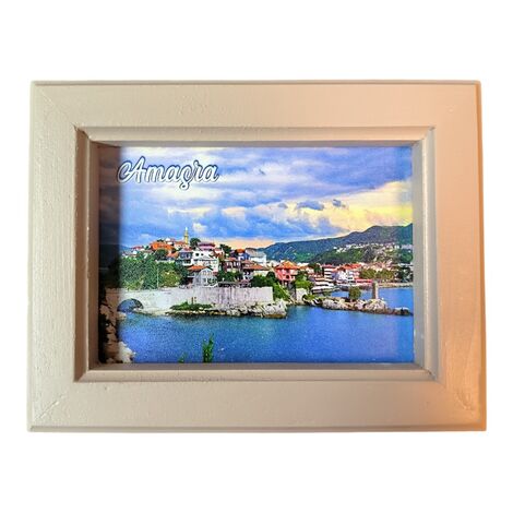 Toptan Amasra Temalı Ahşap Küçük Boy Çerçeve 120x150 mm - 4