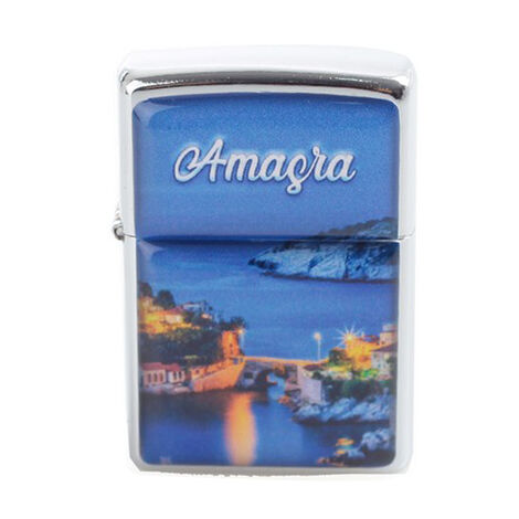 Amasra Themed Custom Printed Metal Gasoline Lighter - 3