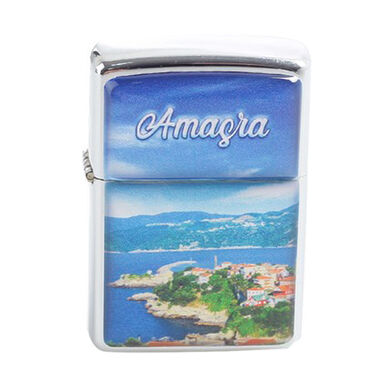 Amasra Themed Custom Printed Metal Gasoline Lighter - 4