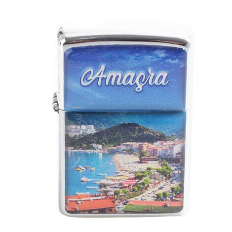 Amasra Themed Custom Printed Metal Gasoline Lighter - 5