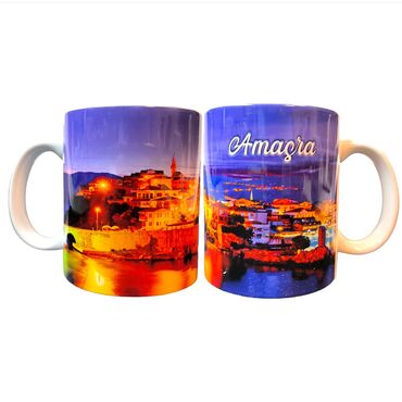 Amasra Themed Customised Porcelain Souvenir Travel Mug 80x95 mm - 5