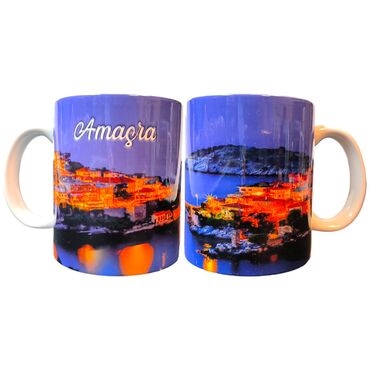 Amasra Themed Customised Porcelain Souvenir Travel Mug 80x95 mm - 7