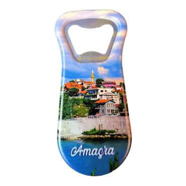 Amasra Themed Customised Uv Printed Plastic Base Plastic Base Bottle Opener 95x43 mm - 2