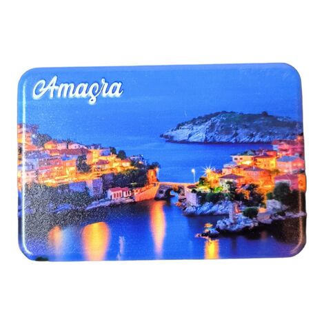 Amasra Themed Customised UV Printed Plastic Base Rectangle Fridge Magnet 80x50 mm - 2