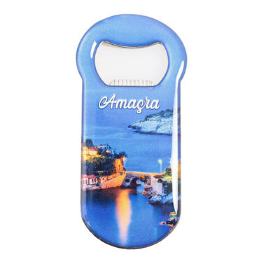 Amasra Themed Customizable Metal Magnetic Bottle Opener 90x45 mm - 2