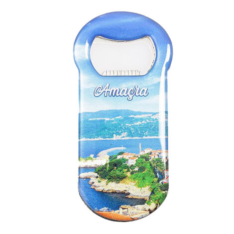 Amasra Themed Customizable Metal Magnetic Bottle Opener 90x45 mm - 3