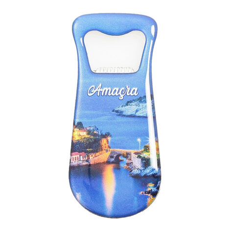 Amasra Themed Customizable Metal Magnetic Bottle Opener 95x42 mm - 3