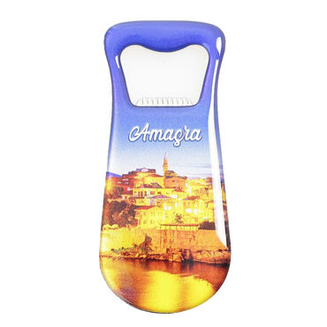 Amasra Themed Customizable Metal Magnetic Bottle Opener 95x42 mm - 4