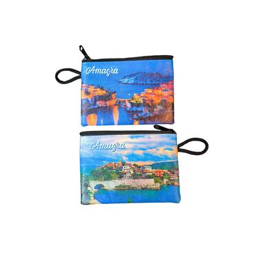 Amasra Themed Turkish Woven Wallet 113x80x8 mm - 4