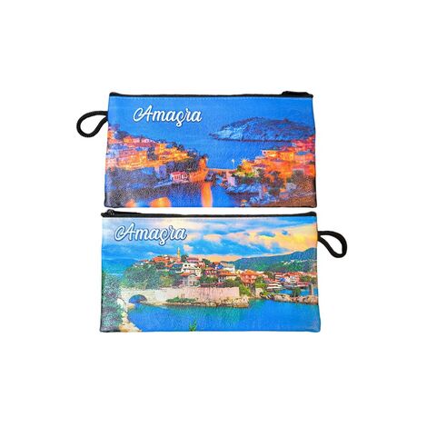 Amasra Themed Turkish Woven Wallet 183x97x8 mm - 4