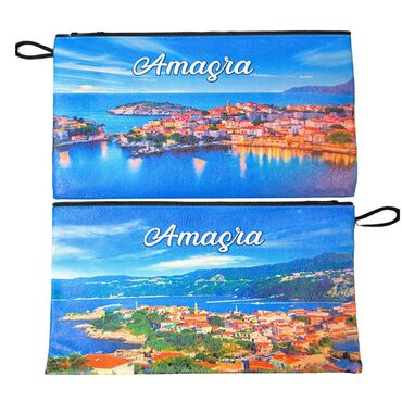 Amasra Themed Turkish Woven Wallet 215x155x8 mm - 5