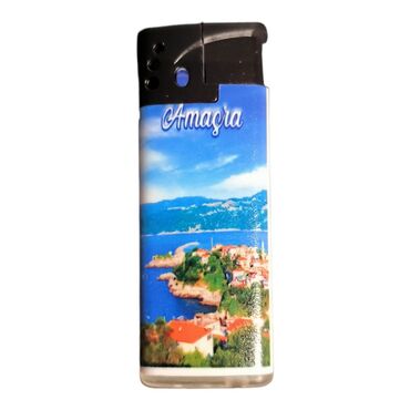 Amasra Themed UV Plastic White Printed Lighter - 3